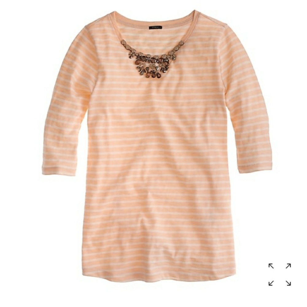 J. Crew | Jeweled Painter T-shirt